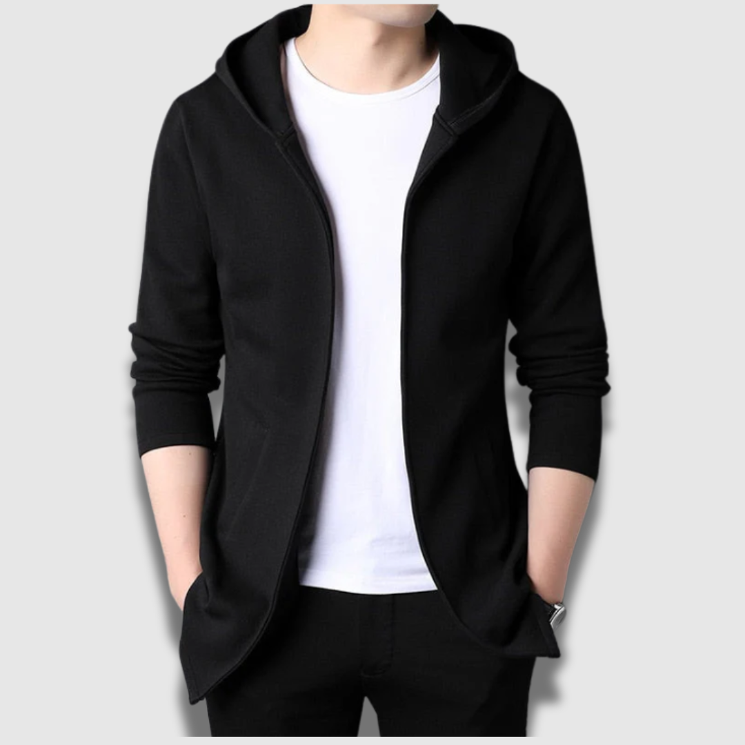 Giacca Uomo Leggera Resistente con Cappuccio e Zip
