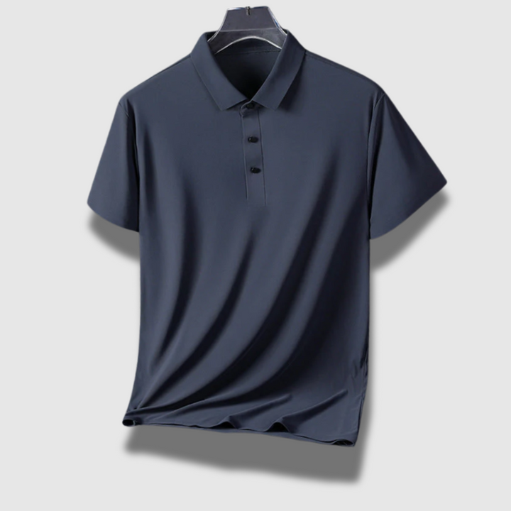 Polo Uomo in Seta Leggera Vestibilità Classica