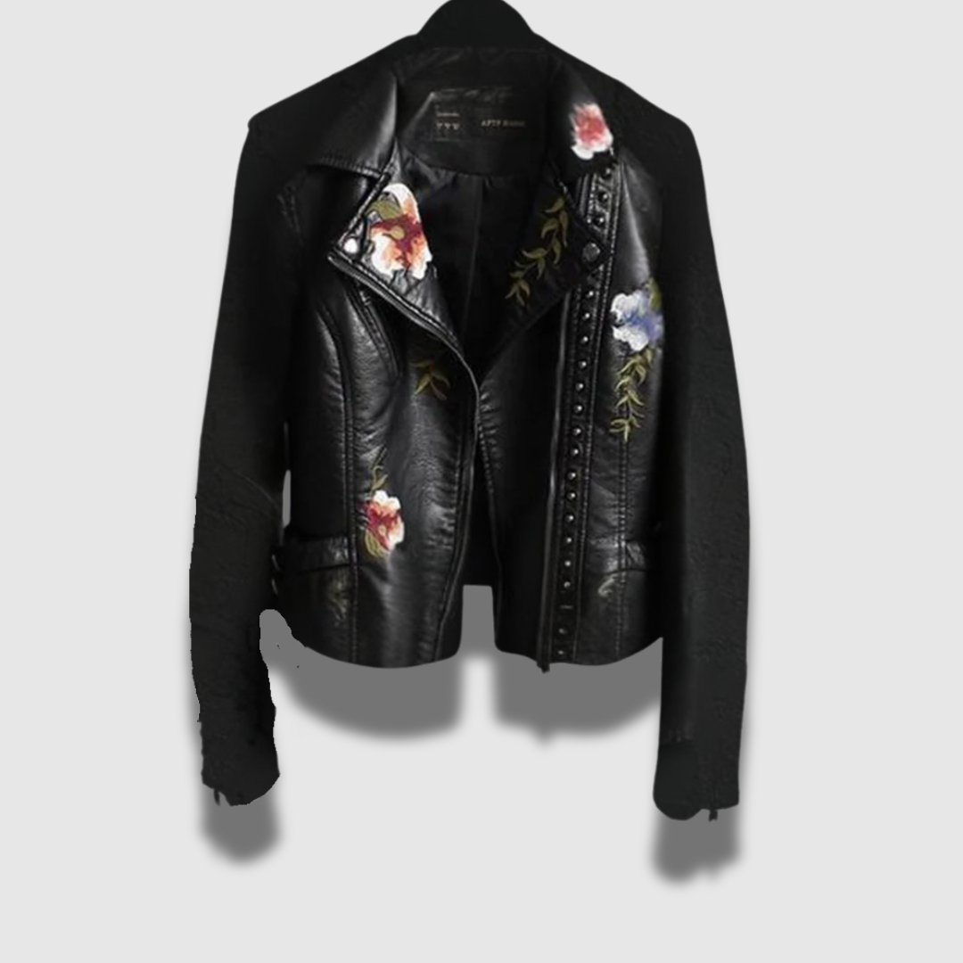 Giacca Donna in Tessuto Fantasia Floreale Slim Fit