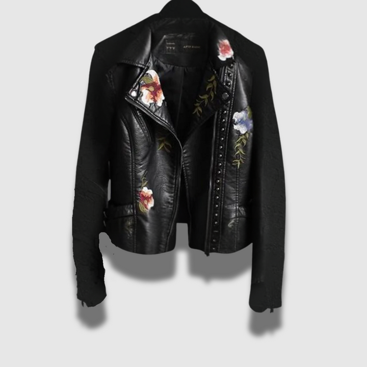 Giacca Donna in Tessuto Fantasia Floreale Slim Fit