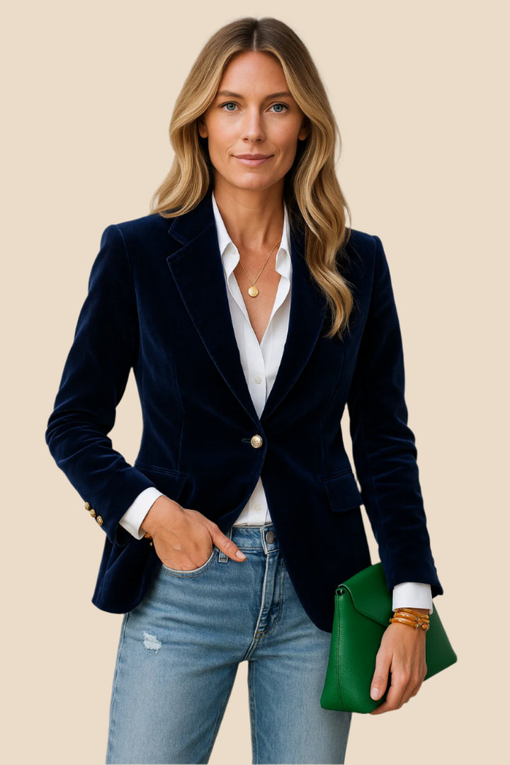 Blazer Damen | Damenblazer | Reverskragen & Knopfverschluss für eleganten Auftritt