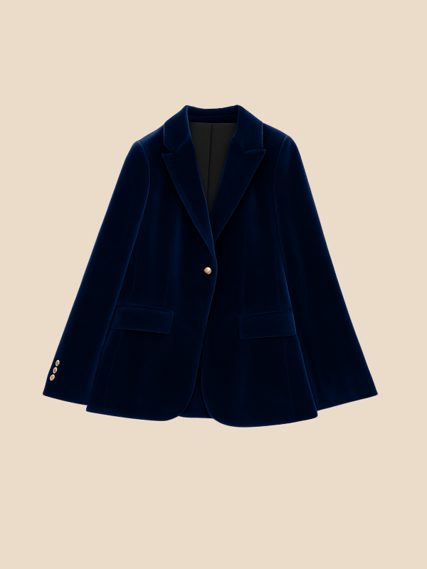 Blazer Damen | Damenblazer | Reverskragen & Knopfverschluss für eleganten Auftritt