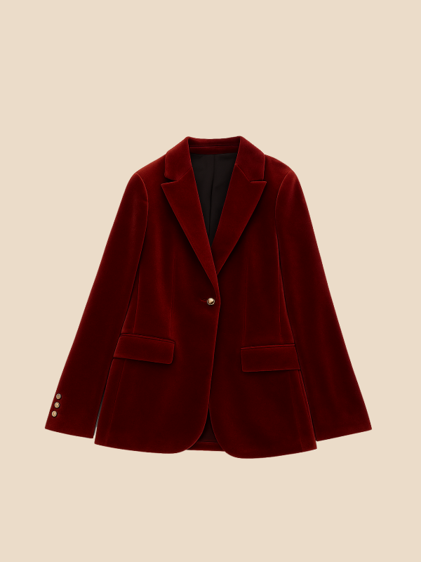 Blazer Damen | Damenblazer | Reverskragen & Knopfverschluss für eleganten Auftritt