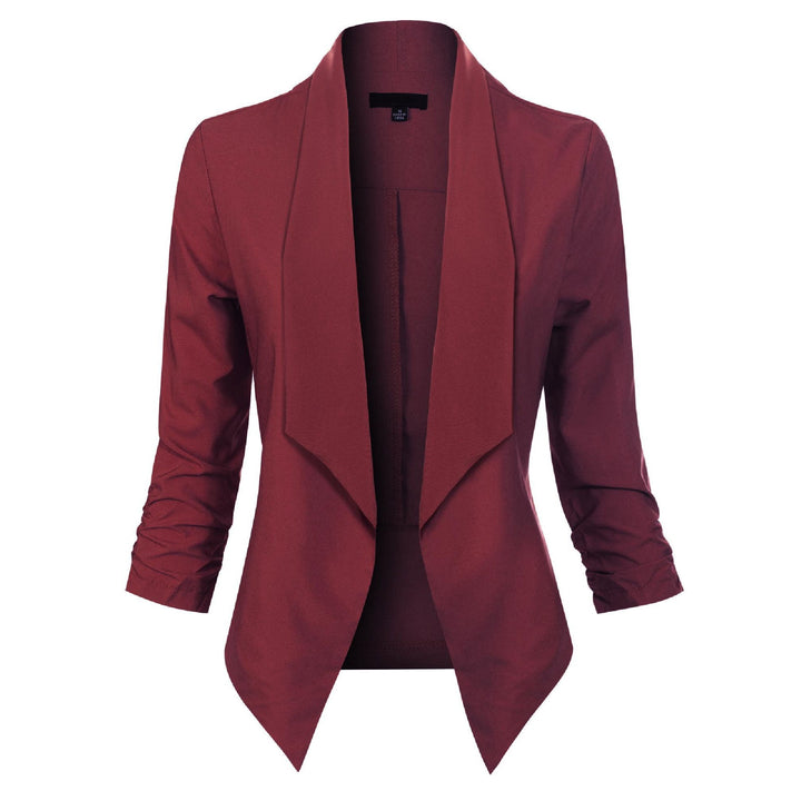 Blazer Damen Offene Front langärmelig
