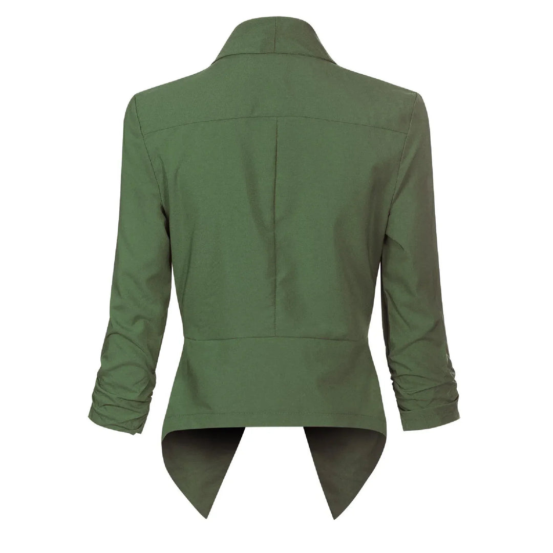 Blazer Damen Offene Front langärmelig