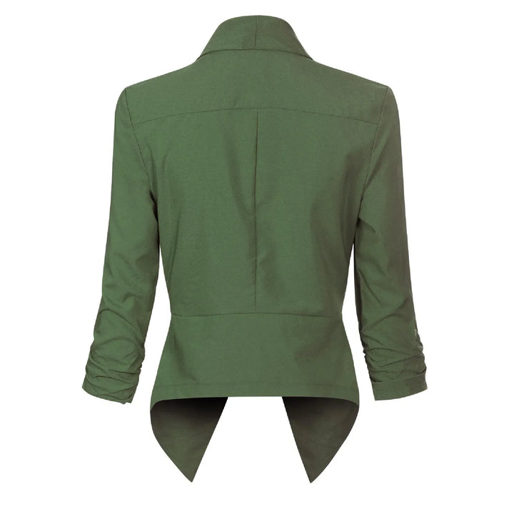 Blazer Damen Offene Front langärmelig