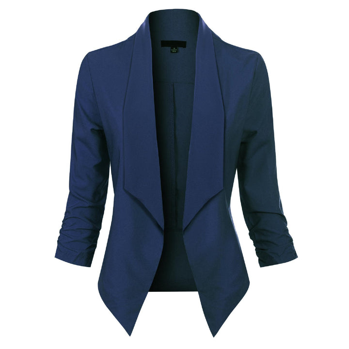 Blazer Damen Offene Front langärmelig