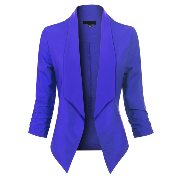 Blazer Damen Offene Front langärmelig