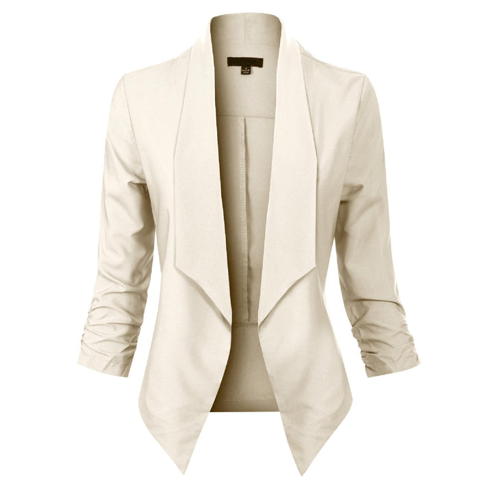 Blazer Damen Offene Front langärmelig