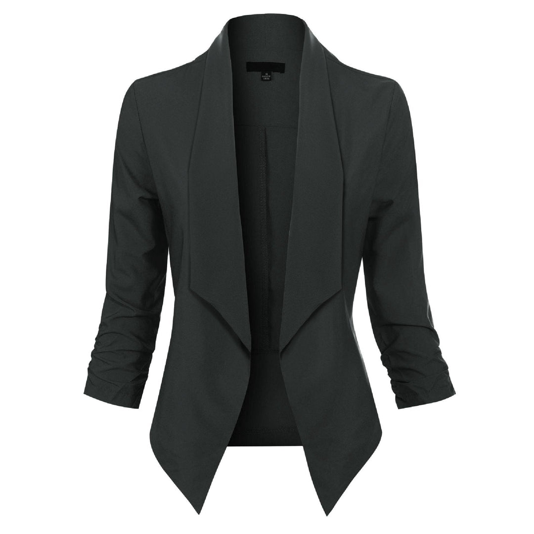 Blazer Damen Offene Front langärmelig