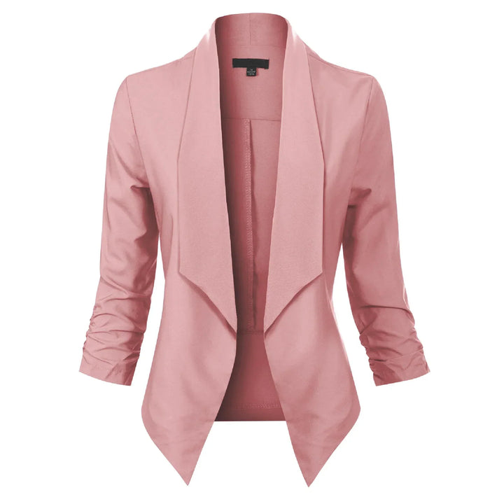 Blazer Damen Offene Front langärmelig