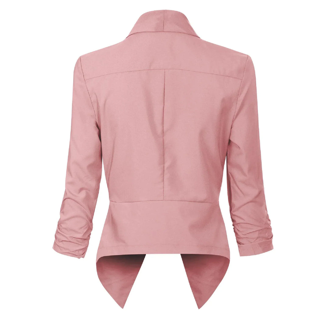 Blazer Damen Offene Front langärmelig