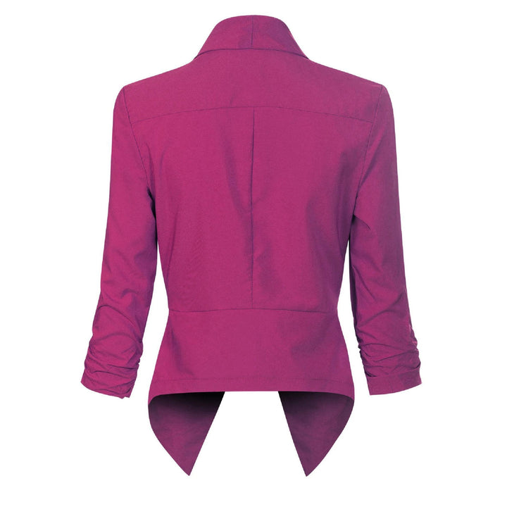 Blazer Damen Offene Front langärmelig