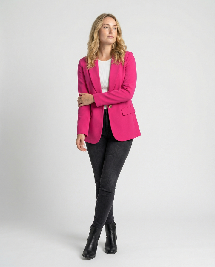 Blazer Damen eleganter einreihig