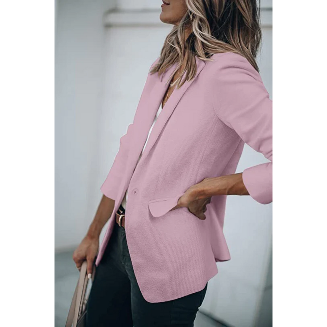 Jacqueline | Damen Freizeit-Büroblazer mit offenem Schnitt