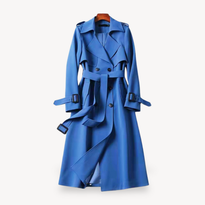 Lange Mantel | Trenchcoat Klassischer Schnitt mit Gürtel