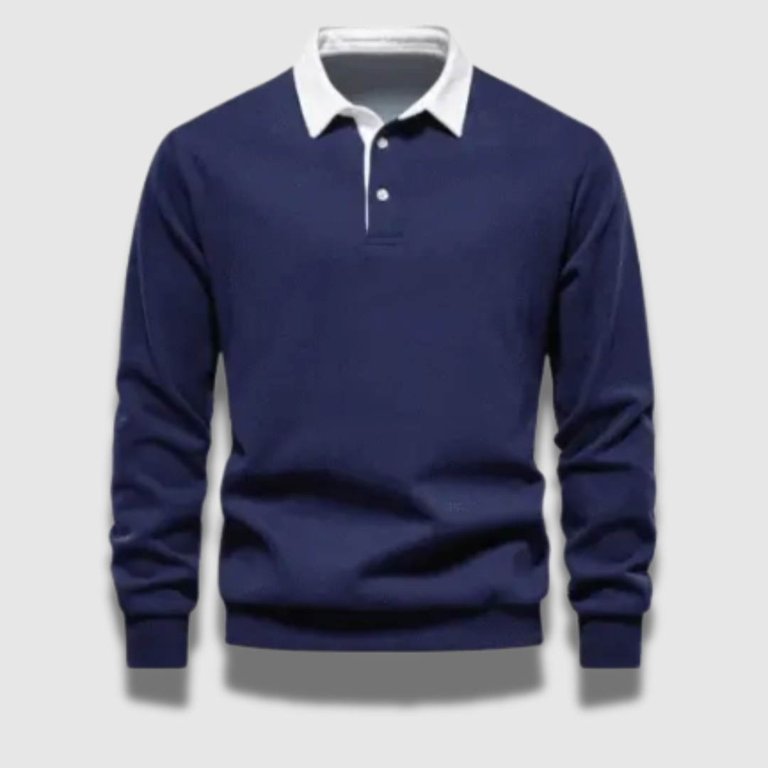 Maglione Uomo in Maglia Traspirante Stile Casual