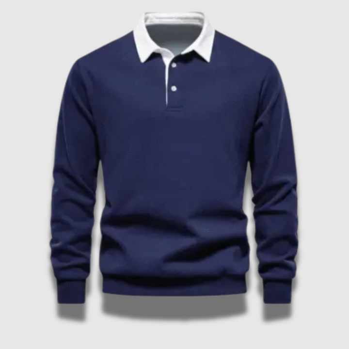 Maglione Uomo in Maglia Traspirante Stile Casual