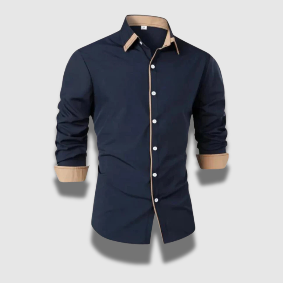 Camicia Uomo Leggera Traspirante Bottoni Classica