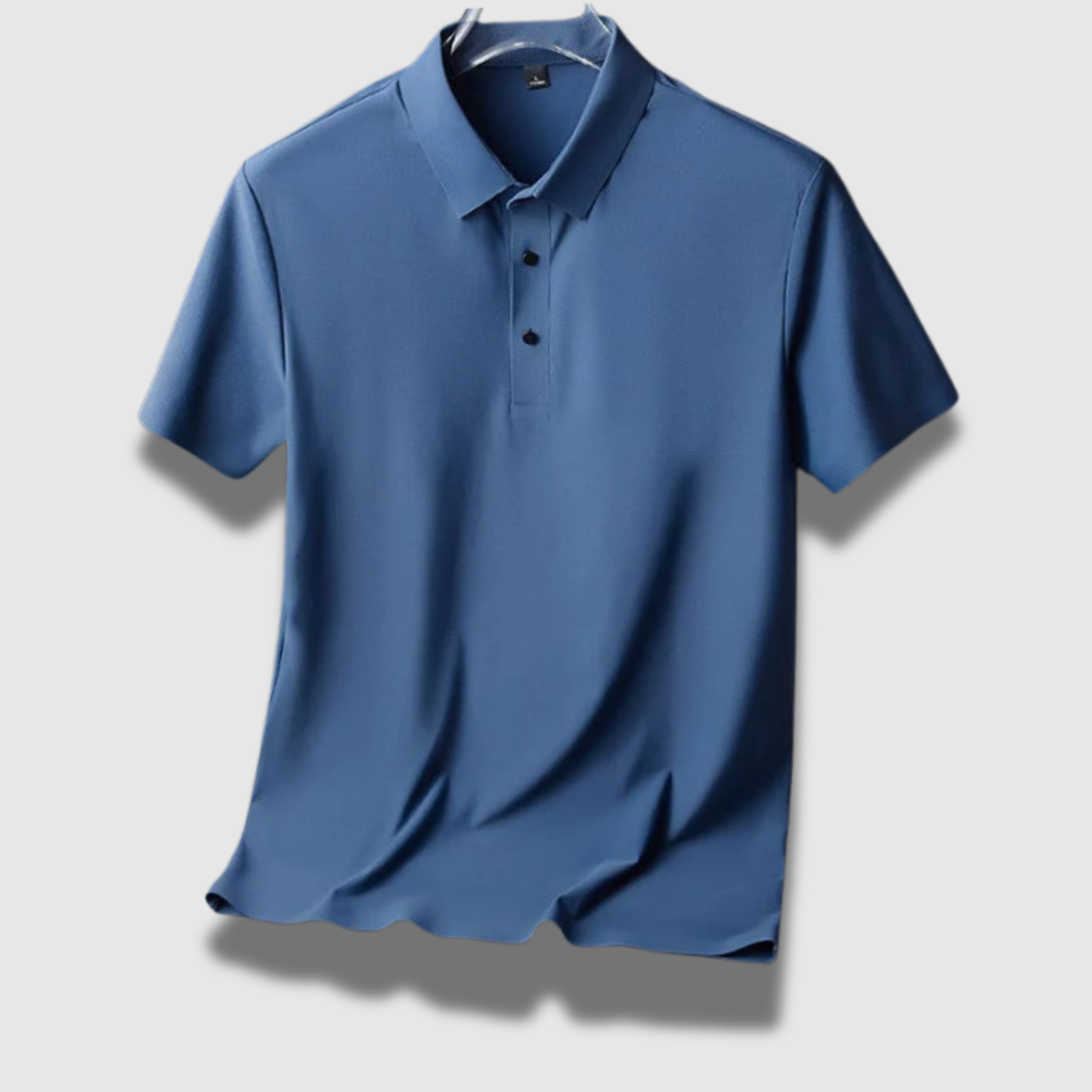 Polo Uomo in Seta Leggera Vestibilità Classica