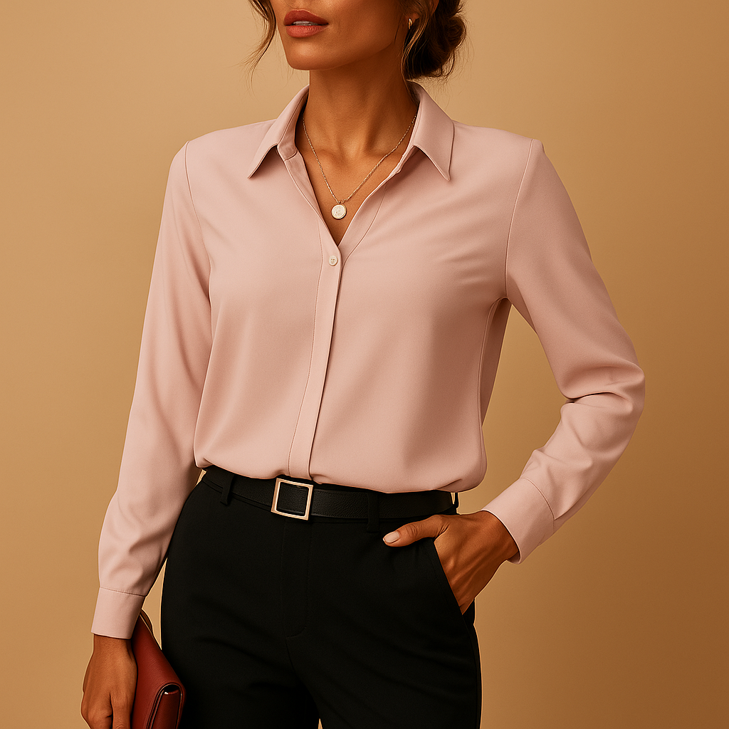 Bluse Damen | V-Ausschnitt & gepflegter Look