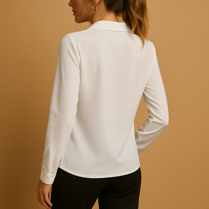 Bluse Damen | V-Ausschnitt & gepflegter Look