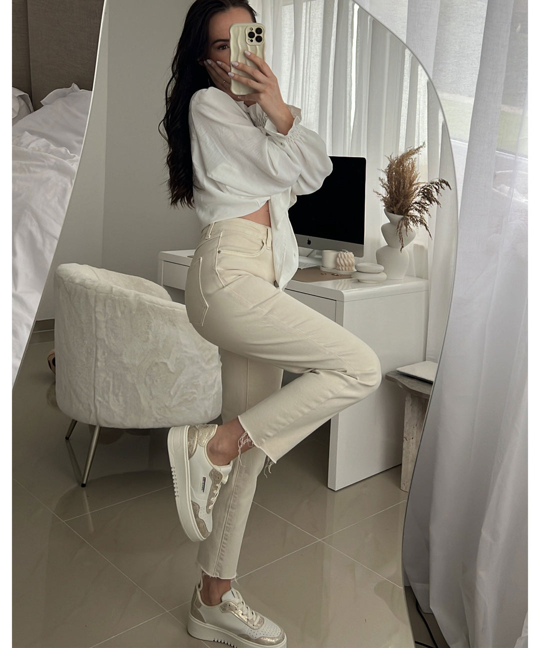 Bluse Diona Weiß  Ladypolitan ♡   
