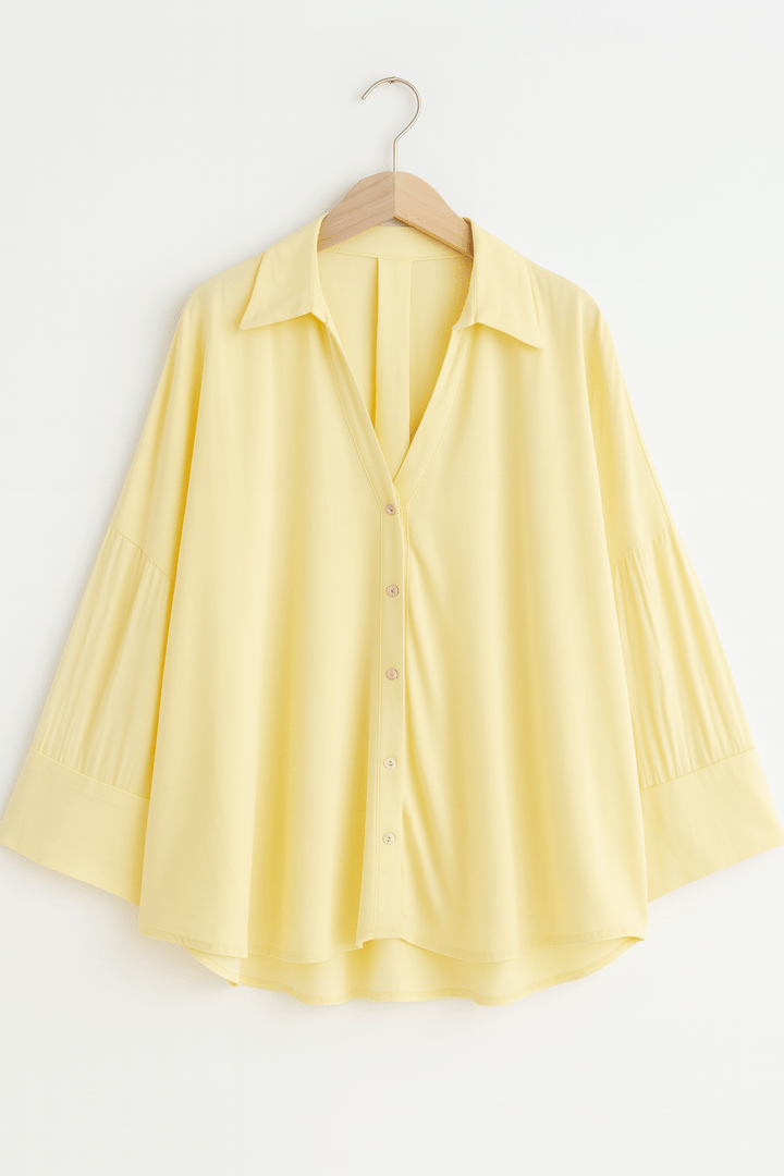 Bluse gestreift Damen | 3/4-Ärmel & Lockerer Schnitt