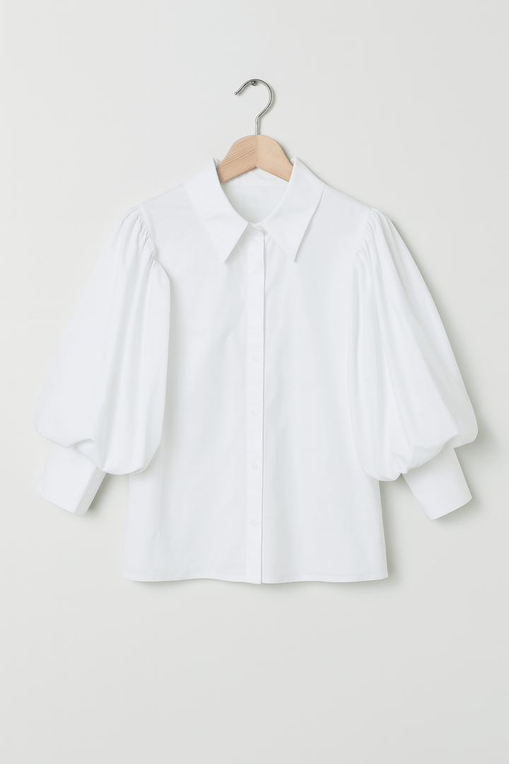 Bluse gestreift Damen | Ballonärmel & Luftiger Komfort