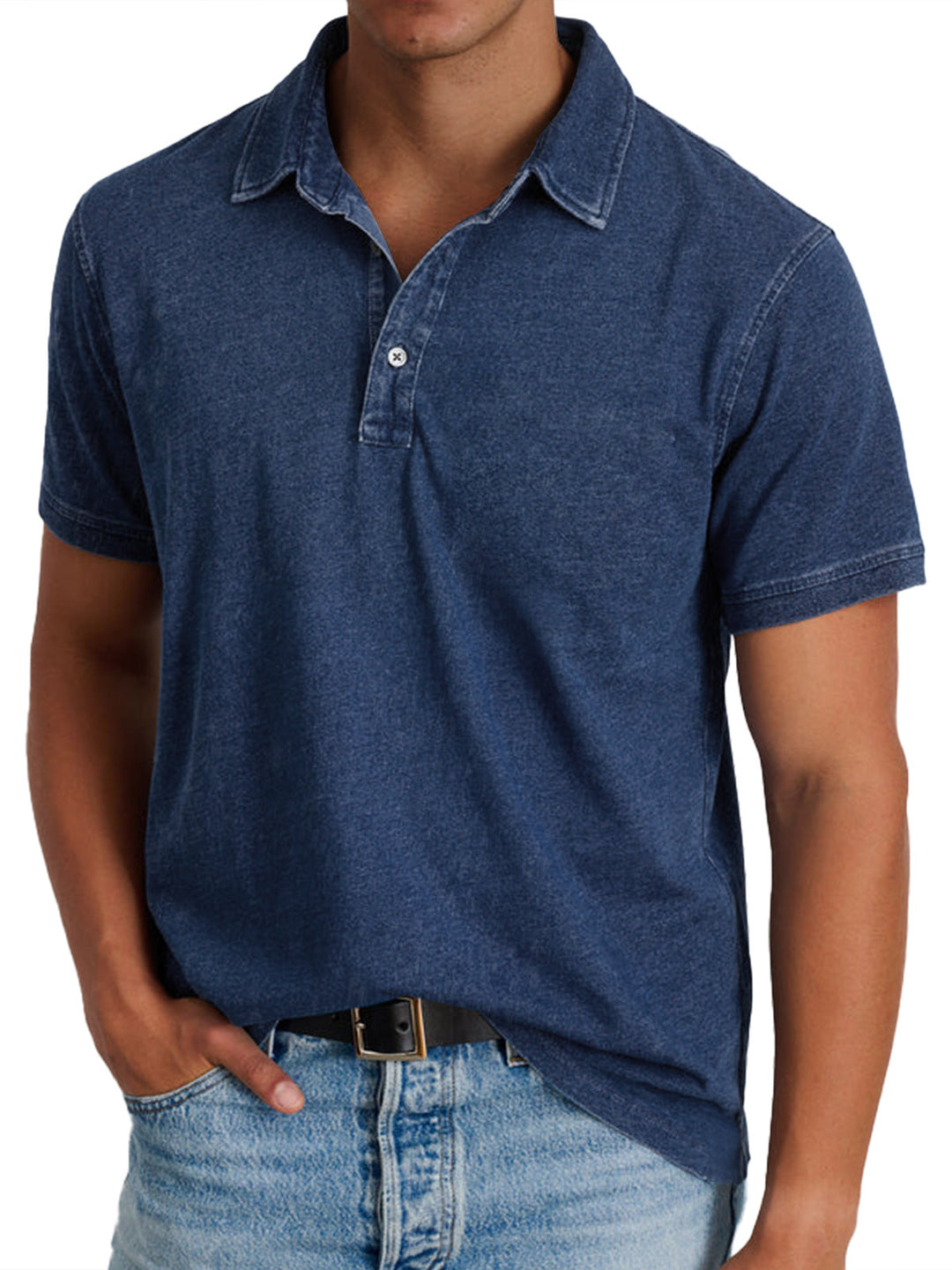 Brelon | Raffiniertes Poloshirt Herren Slim Fit 3