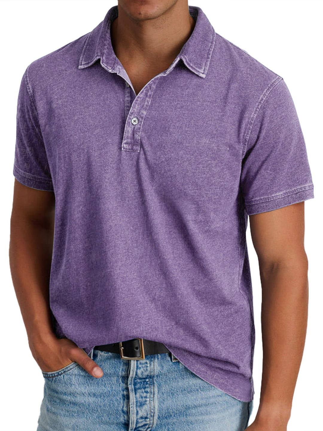 Brelon | Raffiniertes Poloshirt Herren Slim Fit 8