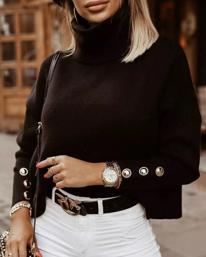 Brooke - Pullover mit dickem Kragen