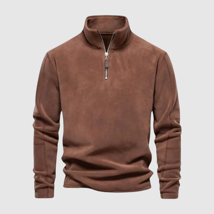 Maglione Uomo in Pile Morbido Vestibilità Moderna