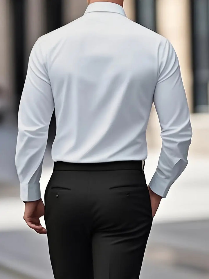 Liam – Tailored Long Sleeve Shirt for Men - Image 2