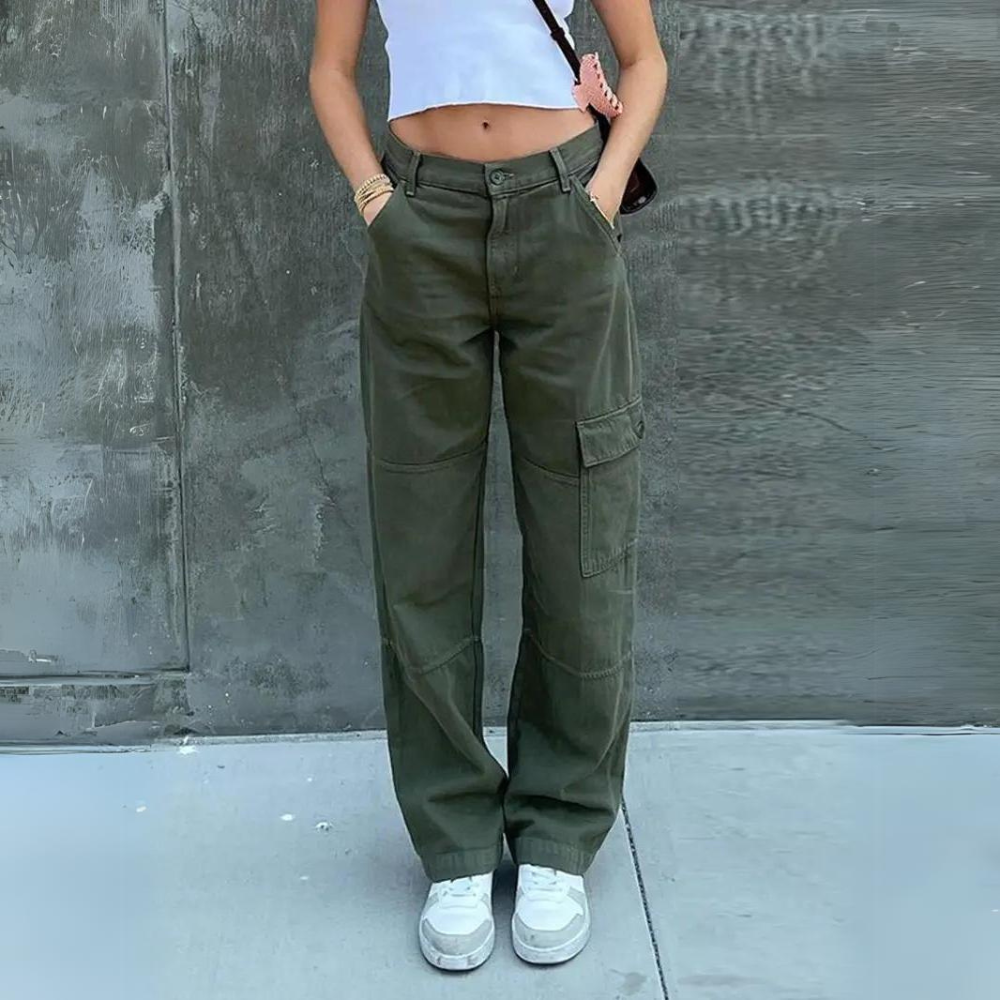 Damen Leinenhose Cargo – Lässig & Modisch für jeden Tag