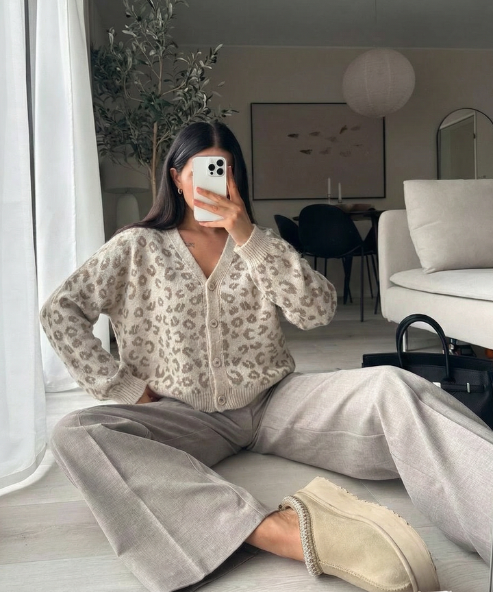 Cardigan Malina Leo Beige