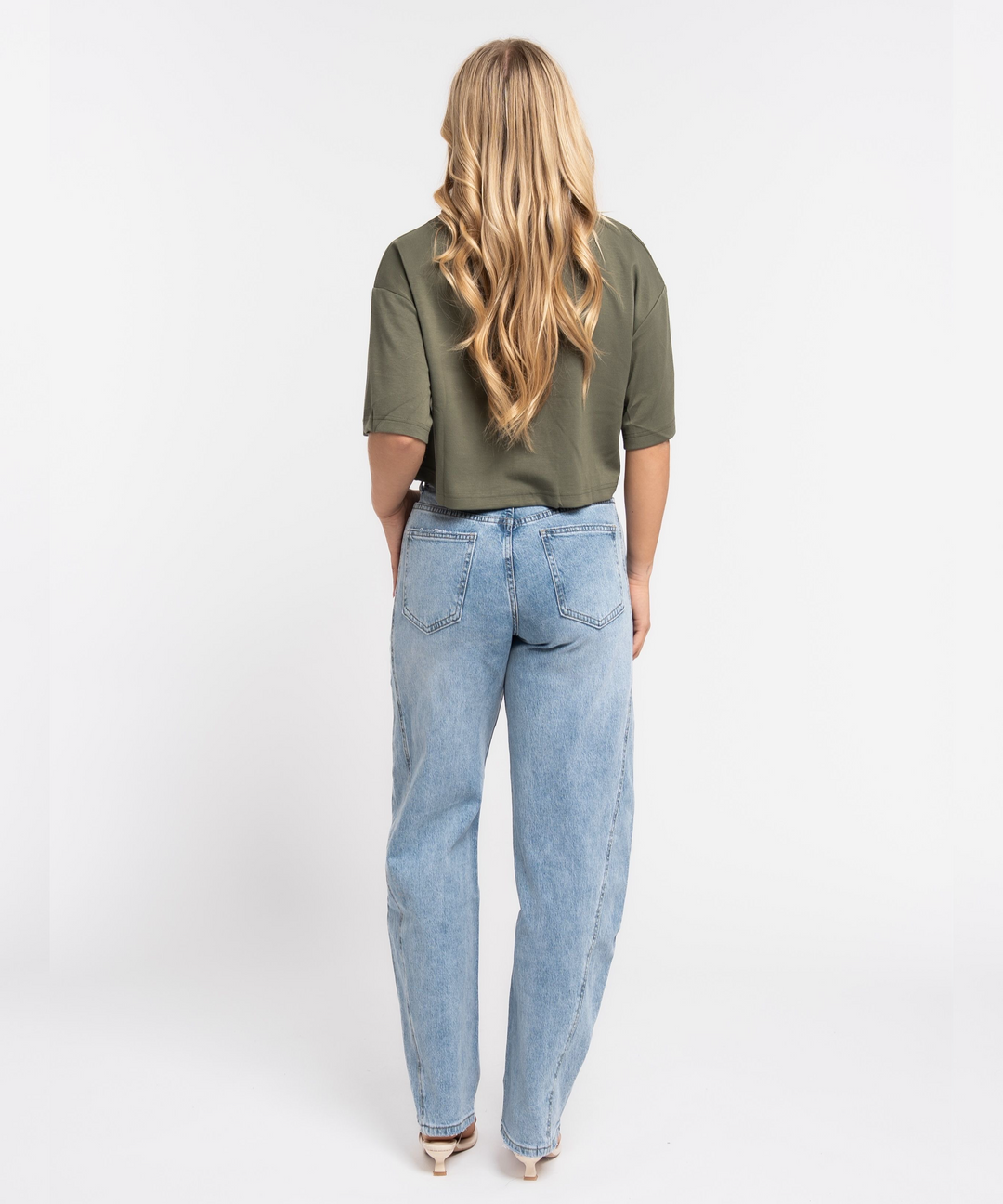 Barrel Jeans Cleonita Hellblau Ladypolitan ♡