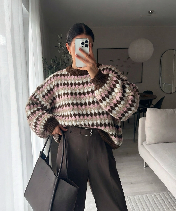 Pullover Renita Braun Ladypolitan ♡