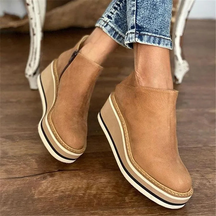 Gabriela | Damen Orthopädische Plattform Stiefeletten