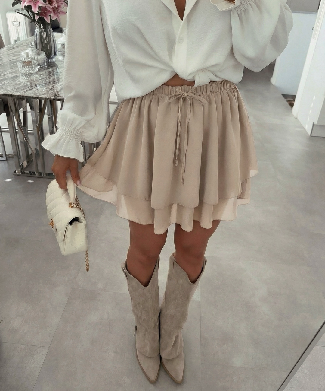 Hosenrock Parisa Uni Beige