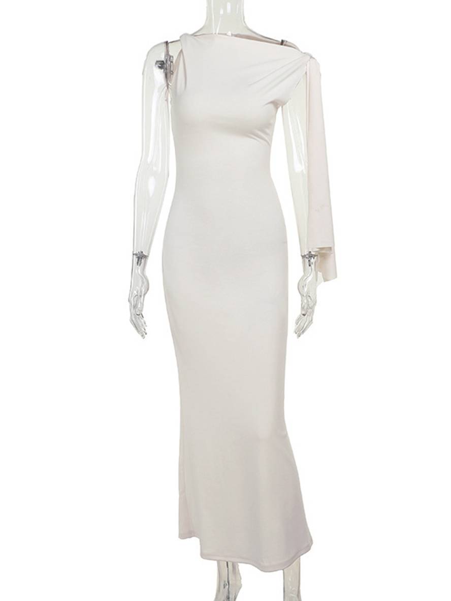 Damen Maxikleid One-Shoulder | Bodycon