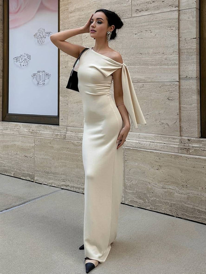 Damen Maxikleid One-Shoulder | Bodycon