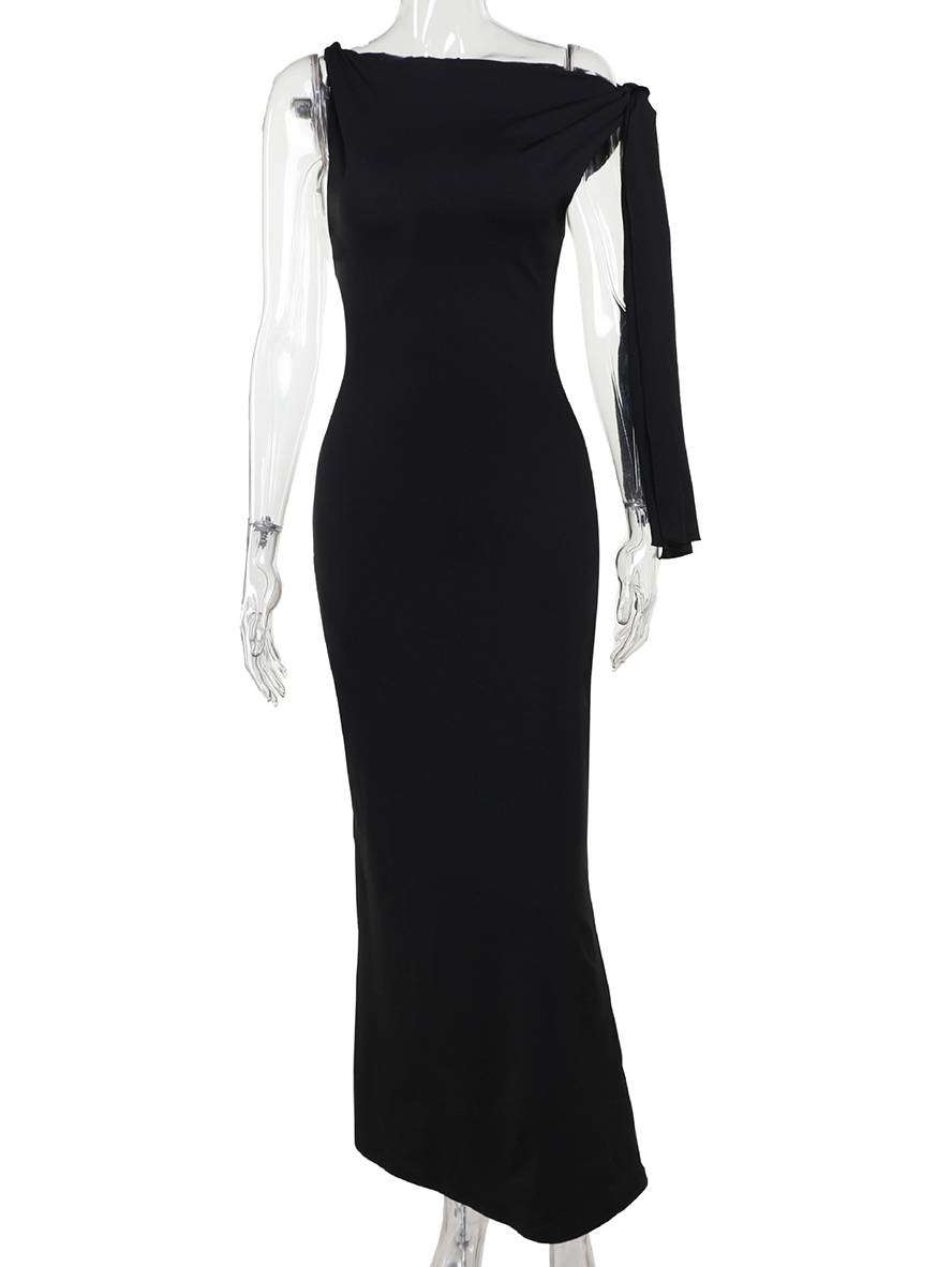 Damen Maxikleid One-Shoulder | Bodycon