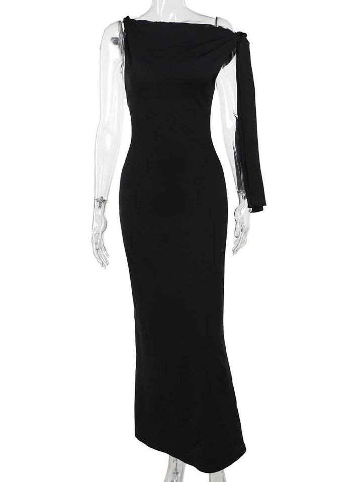 Damen Maxikleid One-Shoulder | Bodycon