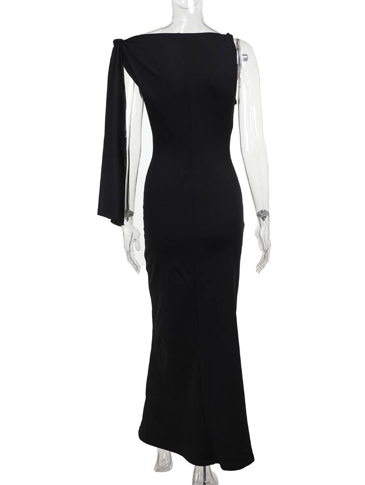 Damen Maxikleid One-Shoulder | Bodycon