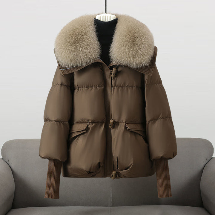 Camilla - Glamouröse Daunenjacke