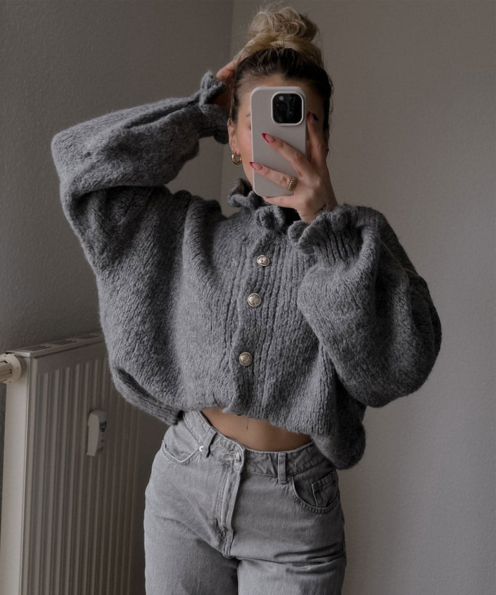 Cardigan Milena Dunkelgrau  Ladypolitan ♡   
