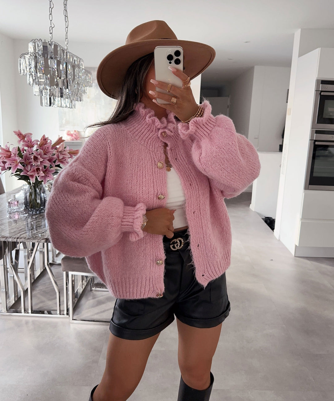 Cardigan Milena Rosa