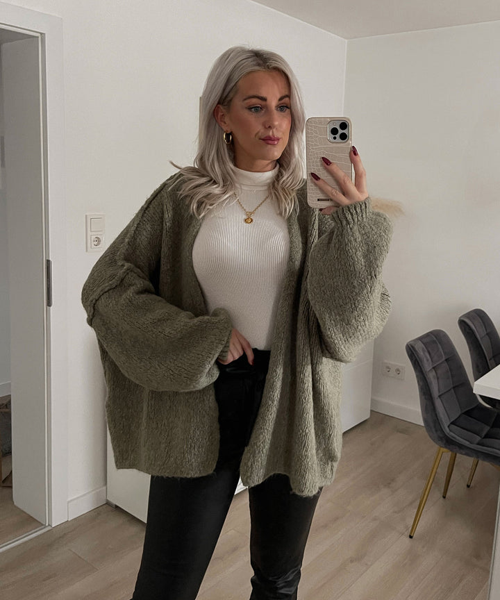 Cardigan Ray Khaki  Ladypolitan ♡   