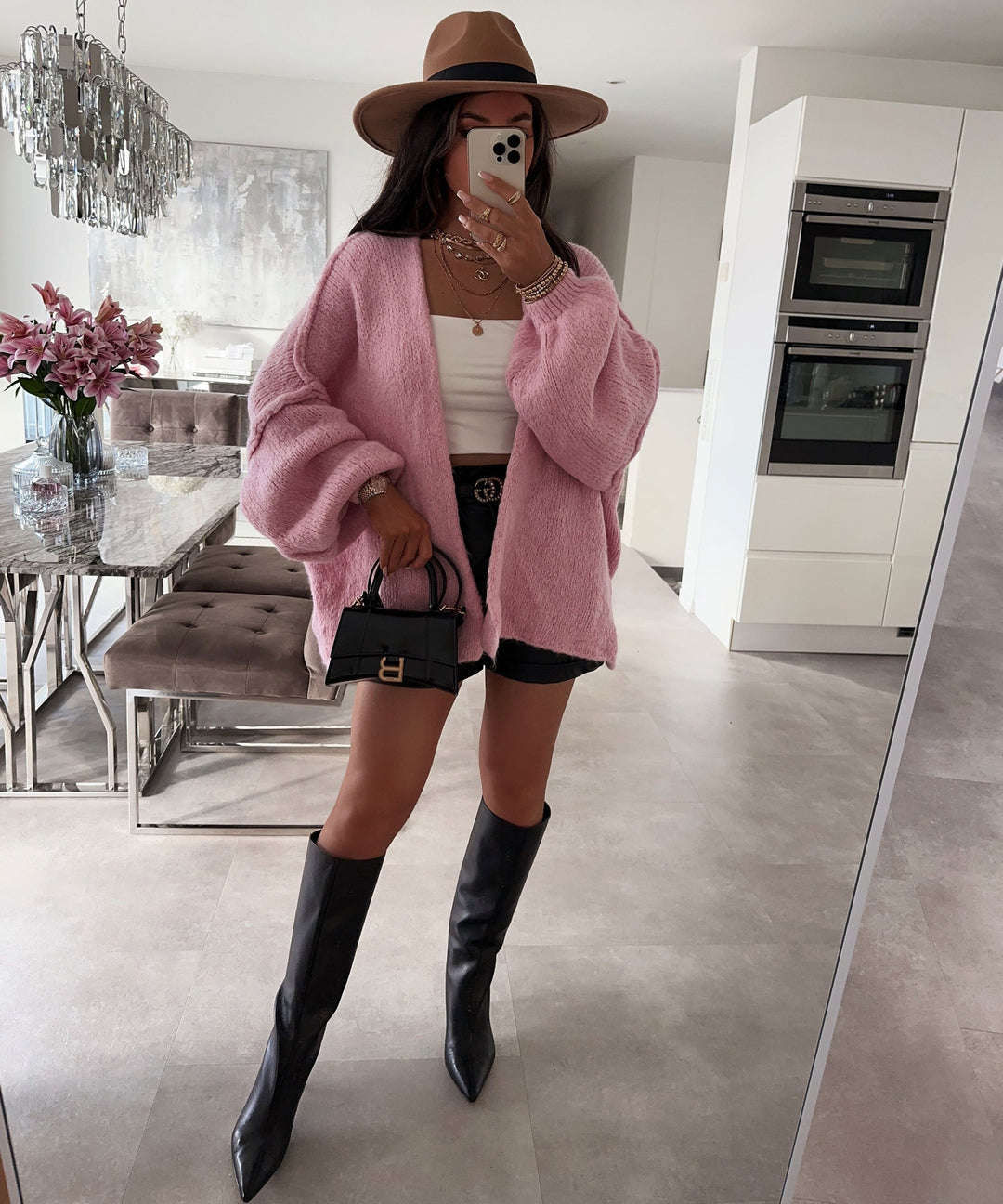 Cardigan Ray Rosa